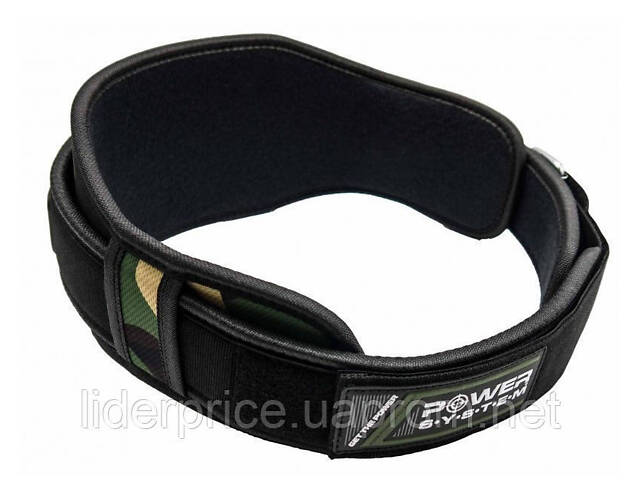 Пояс для важкої атлетики Power System PS-3220 Predator неопреновий Камуфляж S, Оригінал! - Фото 4