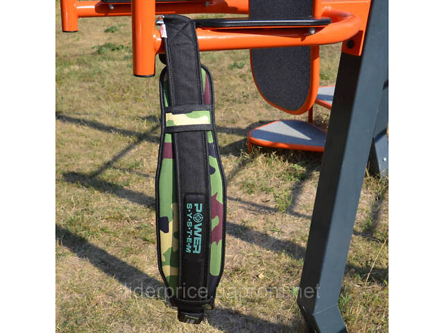 Пояс для важкої атлетики Power System PS-3220 Predator неопреновий Камуфляж S, Оригінал! - Фото 9