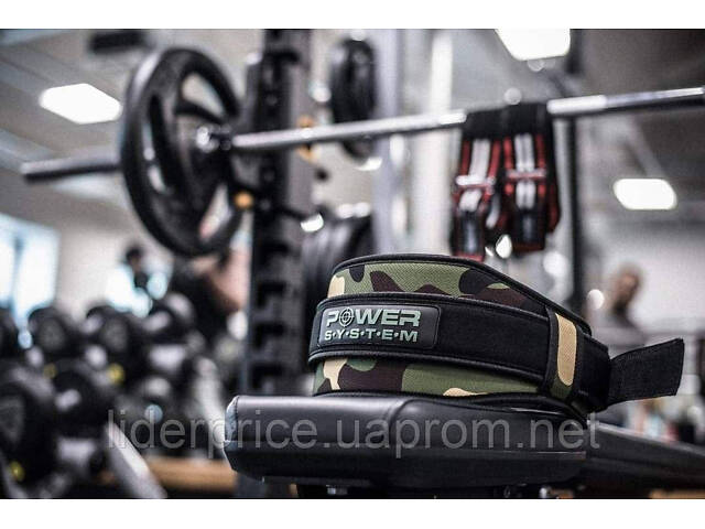 Пояс для важкої атлетики Power System PS-3220 Predator неопреновий Камуфляж S, Оригінал! - Фото 10