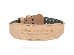 Пояс для тяжелой атлетики Power System PS-3000 Power Natural кожаный XXL, Оригинал!