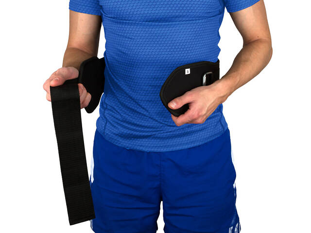 Пояс для важкої атлетики PowerPlay 5535 неопреновий Чорний XL - Фото 4