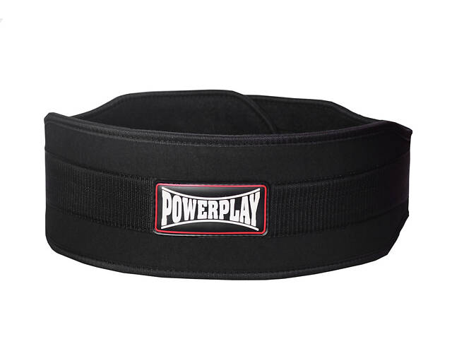 Пояс для важкої атлетики PowerPlay 5535 неопреновий Чорний XL - Фото 1