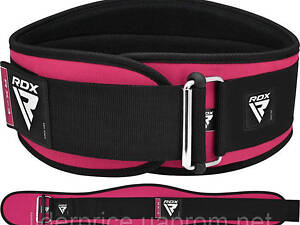 Пояс для важкої атлетики RDX RX3 EVA Curve неопреновий SHARP PINK-S, Оригінал!