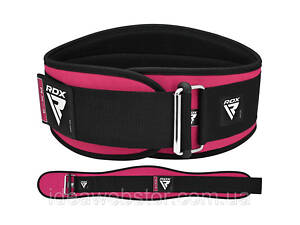 Пояс для важкої атлетики RDX RX3 EVA Curve неопреновий SHARP PINK-XS