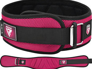 Пояс для важкої атлетики RDX RX4 EVA Curve неопреновий PINK S