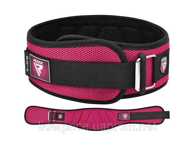 Пояс для важкої атлетики RDX RX4 EVA Curve неопреновий PINK-XS, Оригінал! - Фото 1