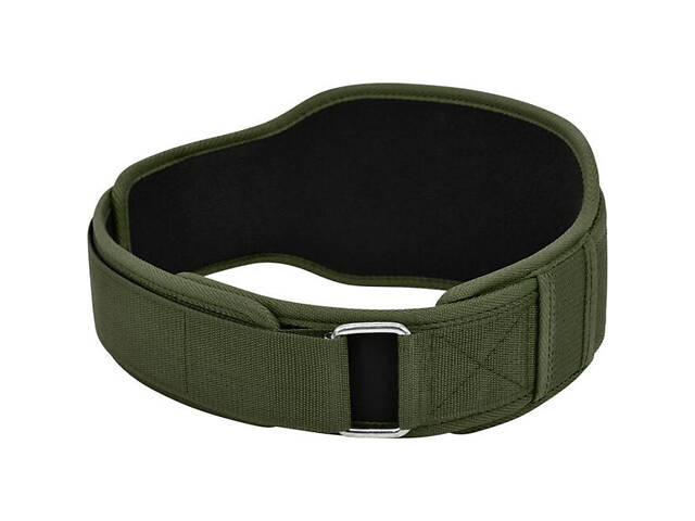 Пояс для важкої атлетики RDX RX5 Double Belt неопреновий Army Green S - Фото 4