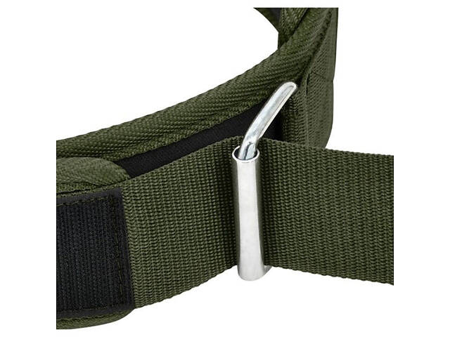Пояс для важкої атлетики RDX RX5 Double Belt неопреновий Army Green S - Фото 8