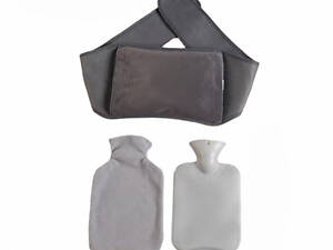 Пояс-грілка з ємністю для гарячої води та кишенею для рук.