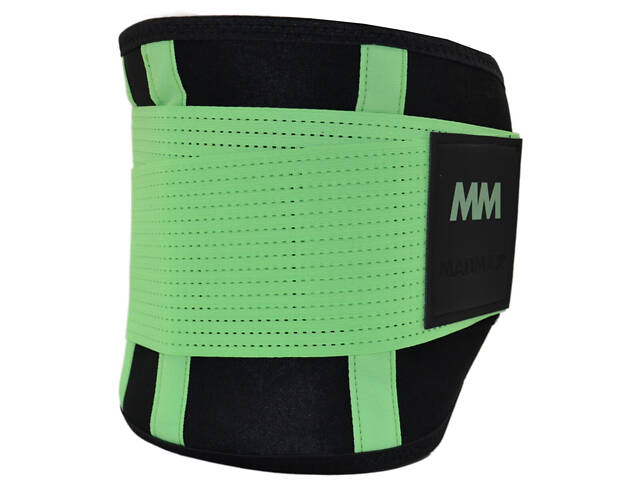 Пояс компресійний MadMax MFA-277 Slimming belt Black/neon green S - Фото 9