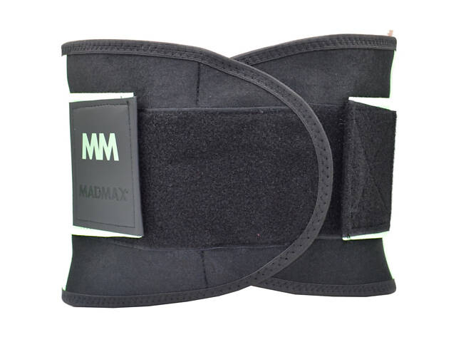 Пояс компресійний MadMax MFA-277 Slimming belt Black/neon green S - Фото 8