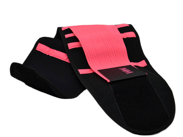 Пояс компресійний MadMax MFA-277 Slimming belt Black/neon pink S - Фото 3