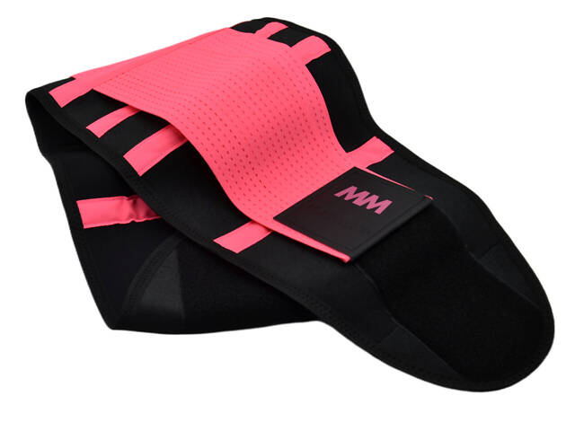 Пояс компресійний MadMax MFA-277 Slimming belt Black/neon pink S - Фото 9