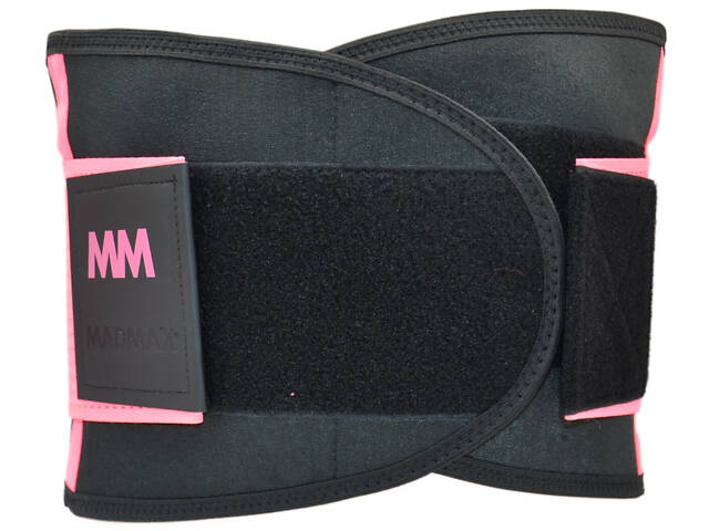 Пояс компресійний MadMax MFA-277 Slimming belt Black/neon pink L - Фото 8