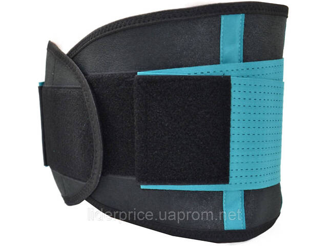 Компрессионный пояс MadMax MFA-277 Slimming belt Black/turquoise S, Оригинал! - Фото 3