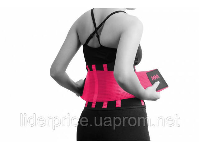 Пояс компресійний MadMax MFA-277 Slimming belt Black/neon pink S , Оригінал!