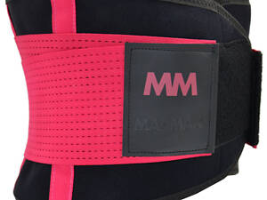 Компрессионный пояс для и поддержки спины неопреновый MadMax MFA-277 Slimming belt Black/rubine red размер M