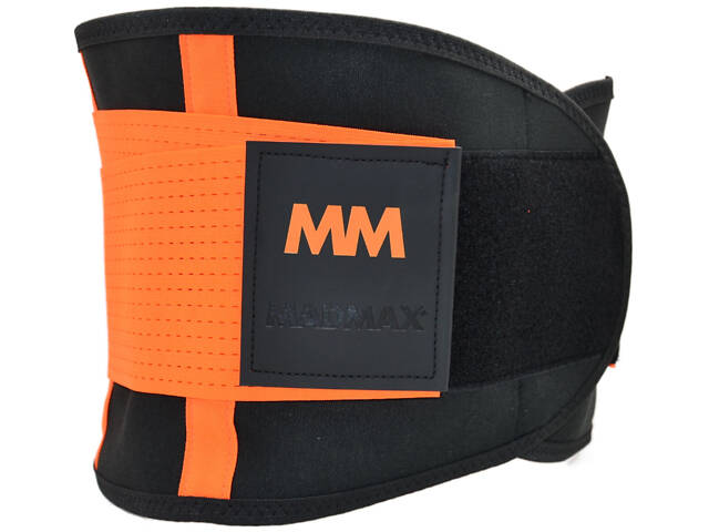 Пояс компресійний MadMax MFA-277 Slimming belt Black/neon orange L - Фото 3