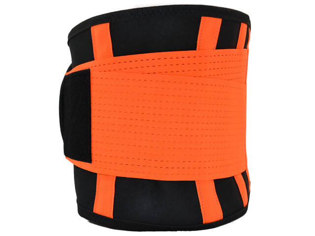 Пояс компресійний MadMax MFA-277 Slimming belt Black/neon orange L - Фото 4