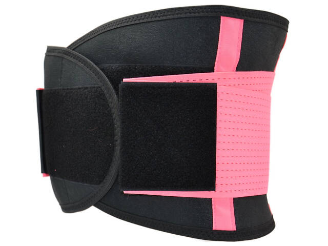 Пояс компресійний MadMax MFA-277 Slimming belt Black/neon pink L - Фото 3