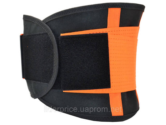 Пояс компресійний MadMax MFA-277 Slimming belt Black/neon orange M, Оригінал! - Фото 7