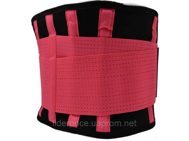 Пояс компресійний MadMax MFA-277 Slimming belt Black/rubine red L, Оригінал! - Фото 6