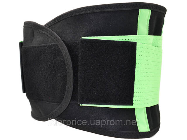 Пояс компресійний MadMax MFA-277 Slimming belt Black/neon green S, Оригінал! - Фото 4