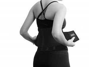 Пояс компресійний MadMax MFA-277 Slimming belt Black/black S