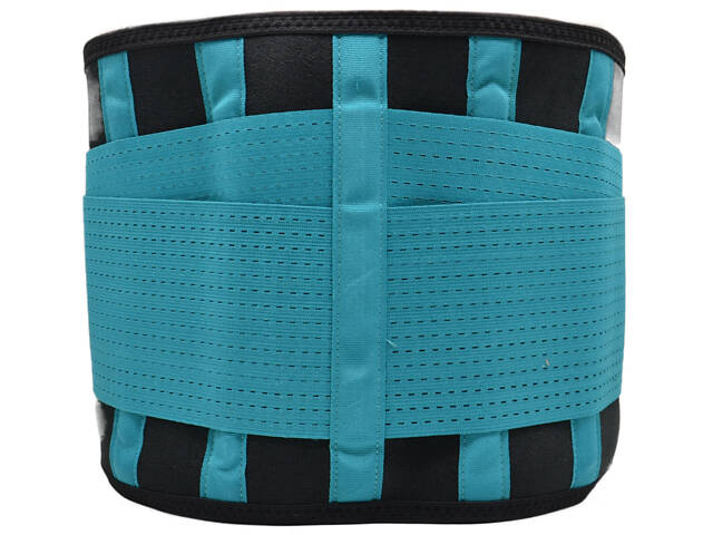 Пояс компресійний MadMax MFA-277 Slimming belt Black/turquoise M - Фото 4