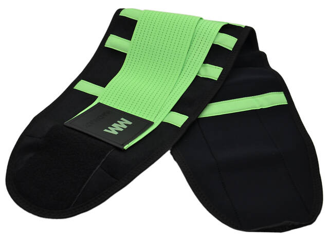 Пояс компресійний MadMax MFA-277 Slimming belt Black/neon green L - Фото 5
