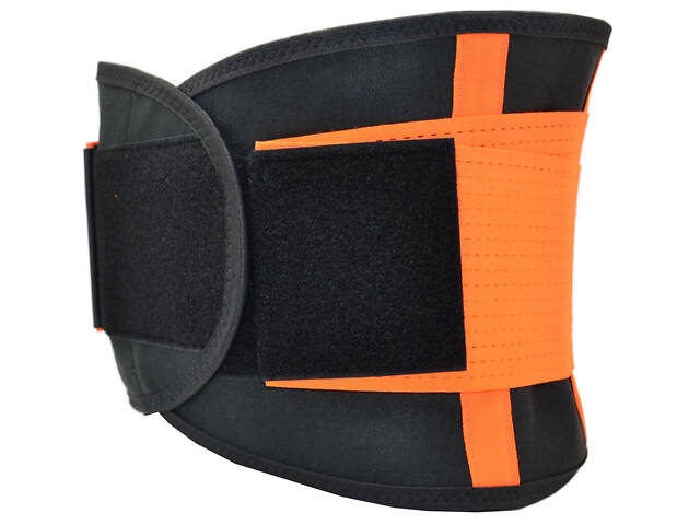 Пояс компресійний MadMax MFA-277 Slimming belt Black/neon orange S - Фото 4