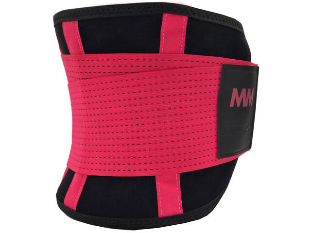 Пояс компресійний MadMax MFA-277 Slimming belt Black/rubine red S - Фото 8
