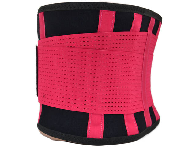 Пояс компресійний MadMax MFA-277 Slimming belt Black/rubine red S - Фото 7