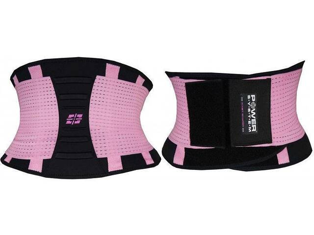 Пояс-корсет для підтримки спини Power System PS-6031 Waist Shaper Pink S/M - Фото 2