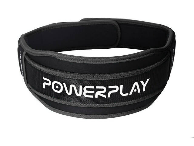 Пояс неопреновий для важкої атлетики Power Play 5546 Black M - Фото 1