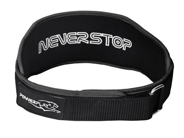 Пояс неопреновий для важкої атлетики Power Play 5546 Black M - Фото 3