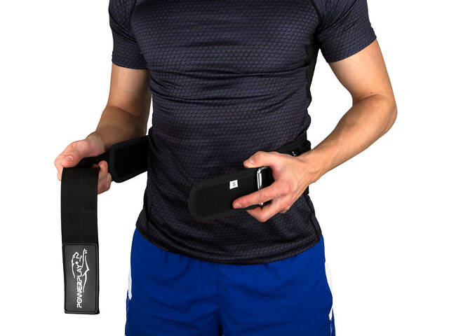 Пояс неопреновий для важкої атлетики Power Play 5546 Black M - Фото 5