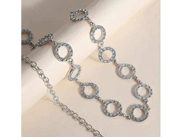 Пояс цепочка Milena silver - Фото 4