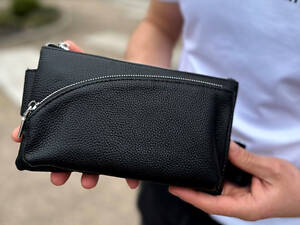 Поясна бананка унісекс 14х25х8, сумка конверт для телефона і документів TD-54928 чорна.