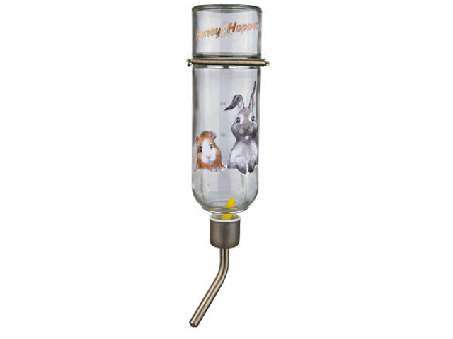 Поїлка для гризунів Trixie Honey & Hopper 500 мл (скло) (4011905604473) - Фото 1