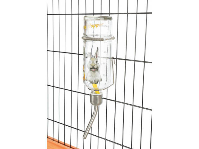 Поїлка для гризунів Trixie Honey & Hopper 500 мл (скло) (4011905604473) - Фото 3