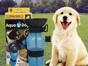 Поїлка для собак дорожня переносна Aqua Dog 537 мл портативна пляшка для великих та дрібних собак FS-97