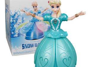 Співаюча й танцююча фігурка Ельза з мультфільму Крижане серце — лялька з музикою, світлом і рухом 24 см