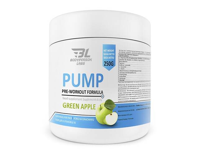 Pre-Workout Formula - 250g Green apple - Фото 1
