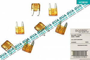 Предохранитель MINI 10mm 5A LIGHT BROWN ( 1шт ) 830063 Audi / АУДИ 100 1982-, Acura / АКУРА ILX Sedan, Acura / АКУРА MDX