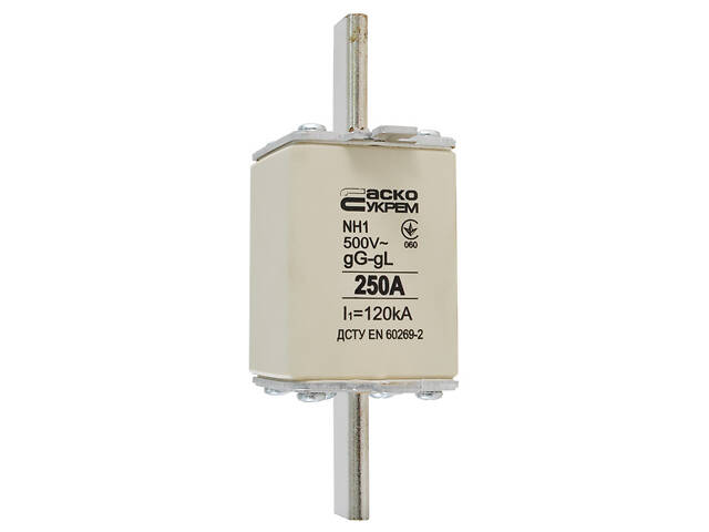 Запобіжник ножовий з плавкою вставкою NH1 250A gG [A0050010032] АСКО - Фото 3