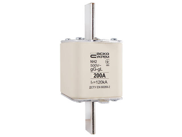 Запобіжник ножовий з плавкою вставкою NH2 200A gG [A0050010042] АСКО - Фото 3