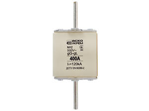 Предохранитель ножевой с плавкой вставкой NH2 400A gG [A0050010037] АСКО