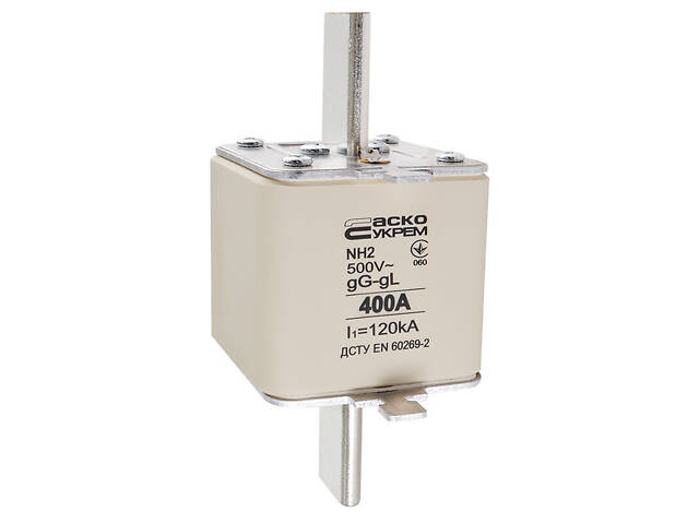 Запобіжник ножовий з плавкою вставкою NH2 400A gG [A0050010037] АСКО - Фото 2