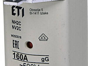Предохранитель ножевой с плавкой вставкой NH2C 160A gG [4185216] KOMBI ETI